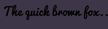 Image with Font Color 131155 and Background Color 3D3648