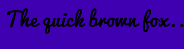 Image with Font Color FF0000 and Background Color 3E00B1