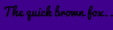 Image with Font Color 7C48BB and Background Color 3F008B