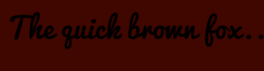Image with Font Color 800D00 and Background Color 400600