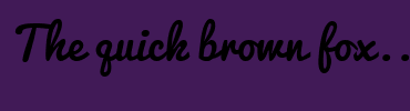 Image with Font Color 7924B3 and Background Color 411A57