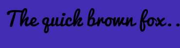 Image with Font Color FFFFFF and Background Color 412CB3
