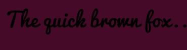 Image with Font Color 2A574E and Background Color 450A28
