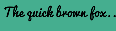 Image with Font Color CEA752 and Background Color 45AE8F