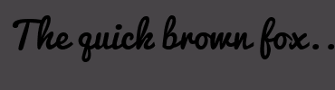 Image with Font Color 3D0B42 and Background Color 474447
