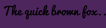 Image with Font Color 4F464F and Background Color 4C265C