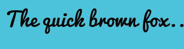 Image with Font Color F16745 and Background Color 4CC3D9