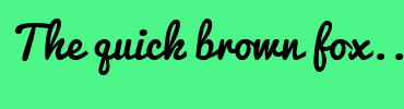 Image with Font Color ED5413 and Background Color 4CF587