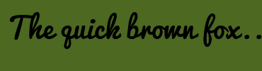 Image with Font Color EBC137 and Background Color 4D6821