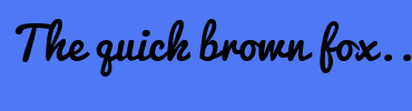 Image with Font Color 6BD2F7 and Background Color 4F78F6