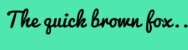Image with Font Color FFFFFF and Background Color 4FE7AF