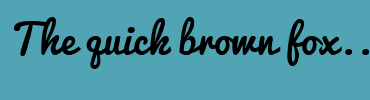 Image with Font Color 3B3B3B and Background Color 50A4B3
