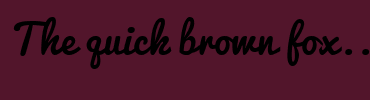 Image with Font Color 9CE55E and Background Color 52152B