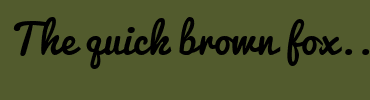 Image with Font Color FFFFFF and Background Color 525B2D