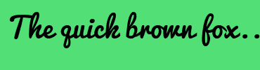 Image with Font Color FFFFFF and Background Color 52E076