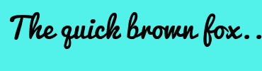 Image with Font Color BD0683 and Background Color 52F2EA