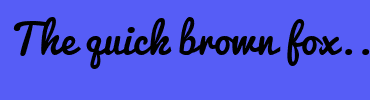 Image with Font Color A033F1 and Background Color 565DF6
