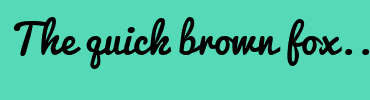 Image with Font Color D95489 and Background Color 56D9B7
