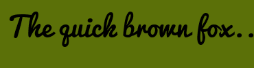 Image with Font Color 3F5902 and Background Color 5B7008
