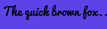 Image with Font Color FFFFFF and Background Color 5C43E8