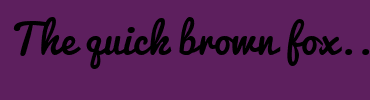 Image with Font Color 6700A6 and Background Color 5D1F5E