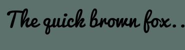 Image with Font Color 166059 and Background Color 5D716C