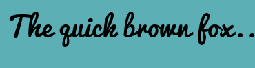 Image with Font Color 37839E and Background Color 5DAFB6