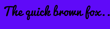 Image with Font Color E3EE0B and Background Color 5F0AF8