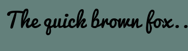 Image with Font Color FFFFFF and Background Color 63807B