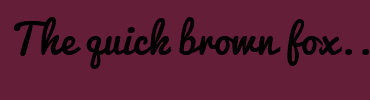 Image with Font Color 76689A and Background Color 651E38