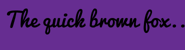 Image with Font Color 006837 and Background Color 662D91