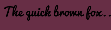 Image with Font Color FFB612 and Background Color 672E45