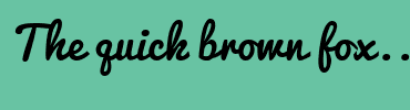 Image with Font Color FFFFFF and Background Color 68C3A3