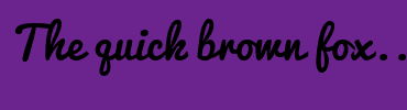 Image with Font Color 3299CC and Background Color 6B238E