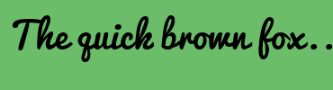Image with Font Color C0CC8C and Background Color 6BBD6A