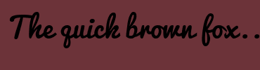 Image with Font Color 201001 and Background Color 6C3339
