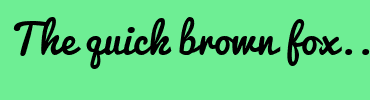 Image with Font Color E8F24C and Background Color 6EEE94