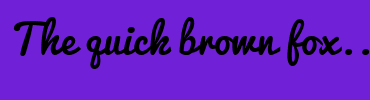 Image with Font Color 000000 and Background Color 7020D7