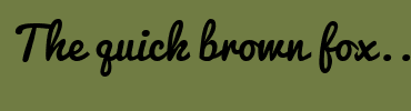 Image with Font Color FFFFFF and Background Color 707C43
