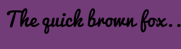 Image with Font Color 6700A6 and Background Color 723C78