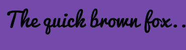 Image with Font Color 4B9282 and Background Color 7349A9