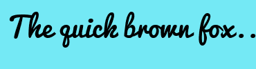 Image with Font Color 47697E and Background Color 74E9F5