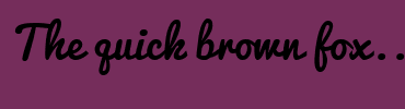 Image with Font Color 237DB9 and Background Color 752D5B
