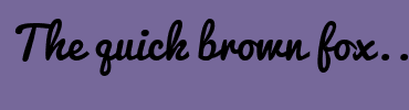 Image with Font Color F99A1C and Background Color 76689A