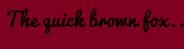 Image with Font Color 67001A and Background Color 800020