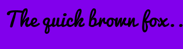 Image with Font Color FF6600 and Background Color 8100EC