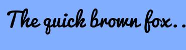 Image with Font Color 3E00B1 and Background Color 81AEFF