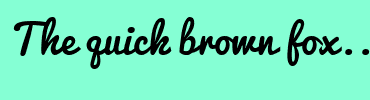 Image with Font Color FFFFFF and Background Color 85FFD4
