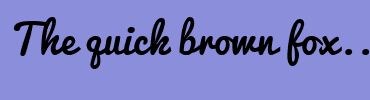 Image with Font Color 95B0ED and Background Color 8A8EDB