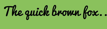 Image with Font Color BA5420 and Background Color 8AC15D